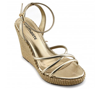 SANDALIA TACO CHINO RAFIA