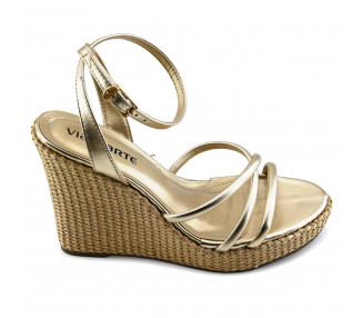 SANDALIA TACO CHINO RAFIA