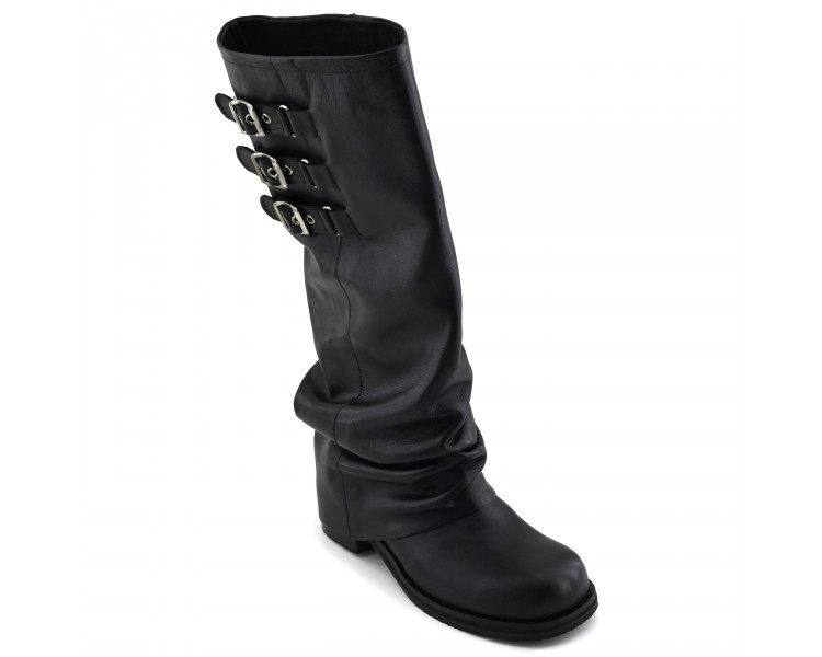 BOTA TIPO BIKER CON MANGA BOTA TIPO BIKER CON MANGA
