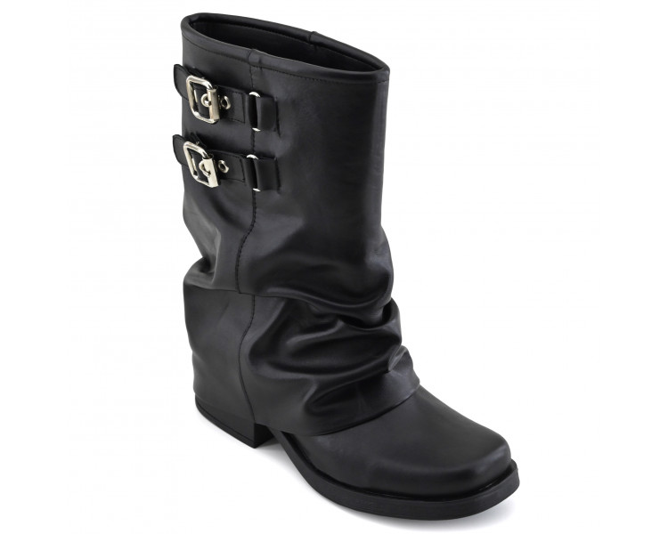 BOTA BIKER ARRUGADA BOTA BIKER ARRUGADA