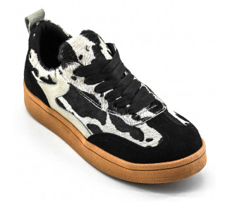 ZAPATILLA PELO VACA