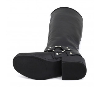 BOTA BIKER LARGA ESTRIBO
