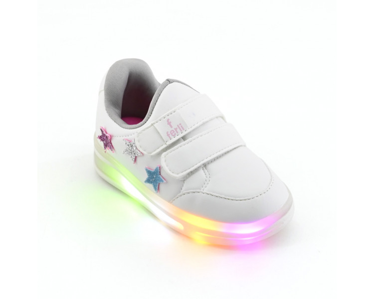 ZAPATILLA 2 ABROJOS LUCES