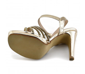 SANDALIA TIRAS STRASS