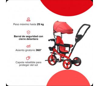 TRICICLO 360° C/LUZ