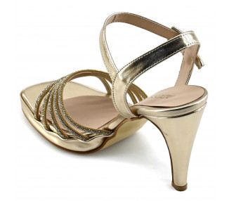 SANDALIA TIRAS STRASS