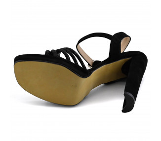 SANDALIA TIRAS STRASS