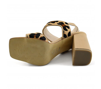 SANDALIA ANIMAL PRINT